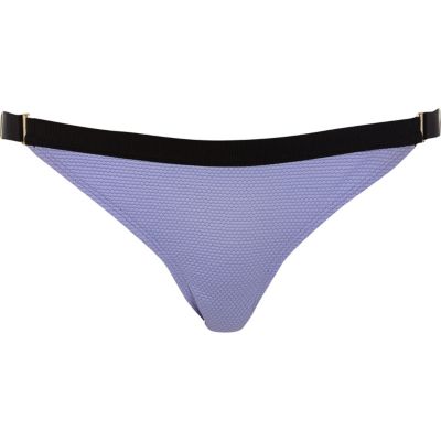 Purple bikini bottoms